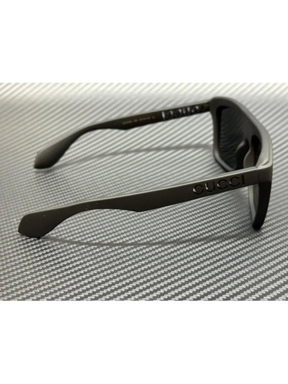 New Gucci Men Matte Black Sunglasses 57-18-145